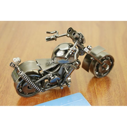 Mini vintage iron motorcycle - vintage,