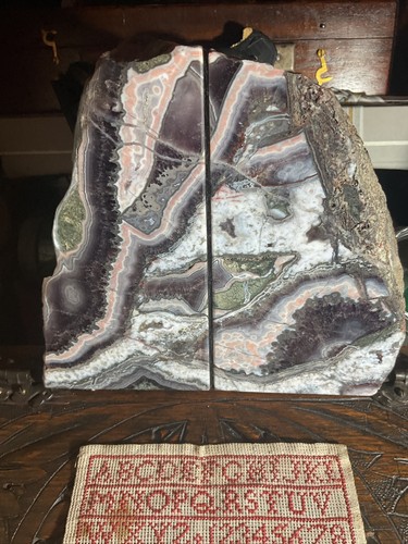 Laguna agate bookends - agate,