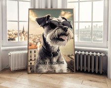 Trendy Schnauzer Drinking