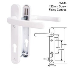 UPVC Door Handle TSS Sprung