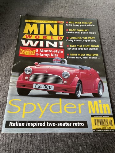 Mini world magazine august - mini,