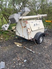 FG Wilson XDML4K-9 Diesel Generator - Parts Only - Not Working - Hitch Broken