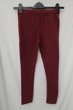 Urban Diva Ladies Burgundy Red Leggings, elastic waist, Size 6-8
