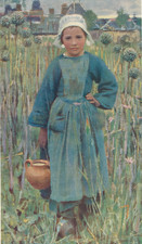 Original Old 1925 Lithograph