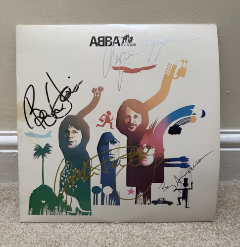 Abba the album signed - abba,