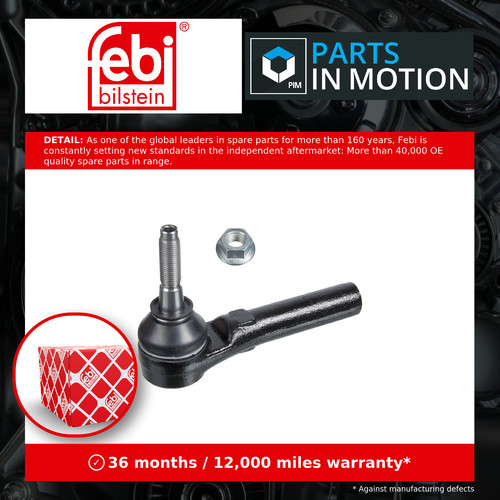 Tie track rod end left - rod,
