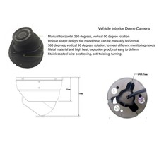 Vehicle Interior Dome Camera