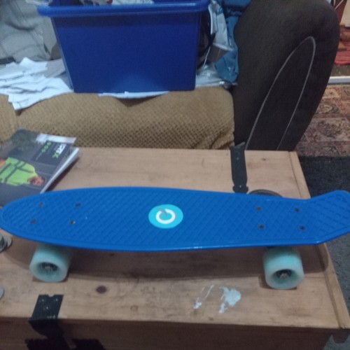 Blue light penny board - penny,