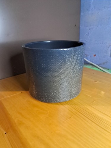 15cm glossy grey ceramic - 15cm,