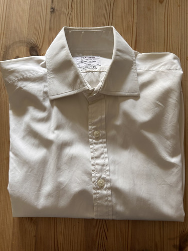 Men white formal shirt - men's,