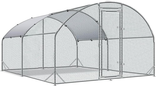 Large walk metal chicken - large,