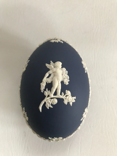 Wedgwood portland blue egg - blue,