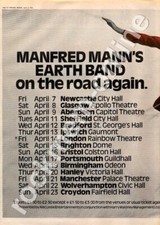 Manfred Man Watch Wolverhampton Civic Birmingham Odeon Brighton MM8 Advert 1978