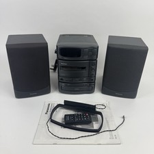 Vintage Panasonic SA-CH170 Hi-Fi Cassette CD Audio System Receiver MASH/ Remote