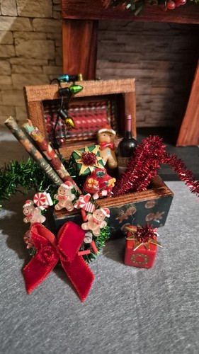 Dolls house large christmas - dolls,