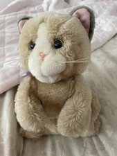 Musical Fluffy Cat Soft Plush Toy Cute Stuffed Animal