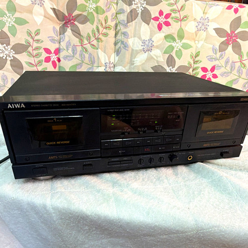Aiwa wx777 stereo cassette - aiwa,