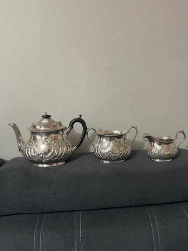 Silver plate piece - 3-piece, set