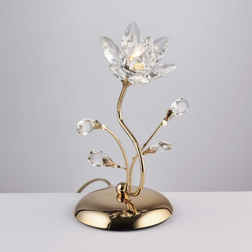 Classic gold crystal lamp with - classic,