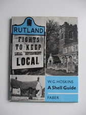 1963 1st A SHELL GUIDE TO RUTLAND W. G. Hoskins HARDBACK D/J