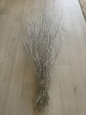 Dried Silver Bundle Bunch Branches Decoration Decor Twigs