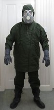 NBC Kit Belgium Trousers, Smock, Boots, Gloves, Gas Mask . L,XL