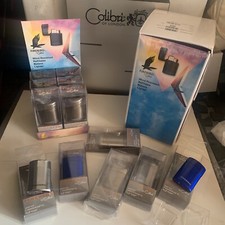 Box Of 12 Vintage COLIBRI FIREBIRD LIGHTER Retail Pack Inc Stand  SOLD UNTESTED