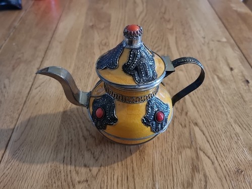 Yellow moroccan ceramic - yellow,