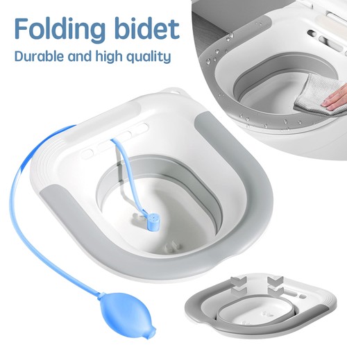 Portable toilet bidet - bidet, seat