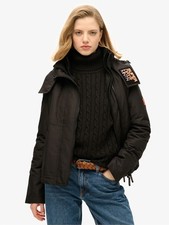 Superdry Womens Black/Coral