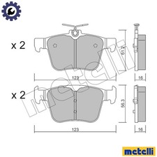 BRAKE PAD SET DISC BRAKE