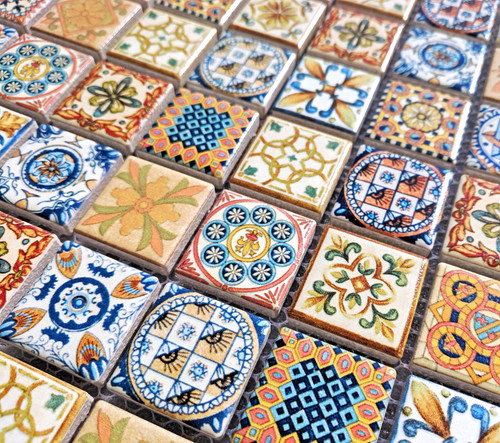 Moroccan vintage multicolour - vintage,