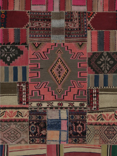 6x8 handwoven patchwork kilim - patchwork,