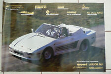 Porsche R69 911 Turbo Cabriolet by Rinspeed - original period poster 
