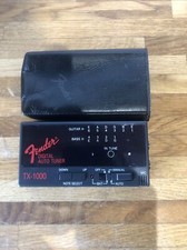 FENDER DIGITAL AUTO TUNER TX-1000 & Case- Requires 9v Battery
