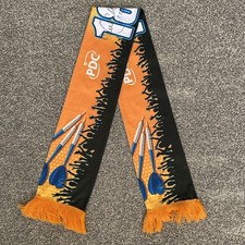 Official PDC 180 Orange & Black Darts Scarf Signed By Dave Chizzy Chisnall
