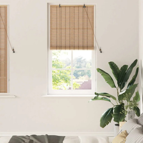 Walplus roller blind natural - walplus,