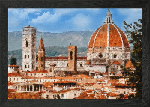 Views florence framed wall - florence,
