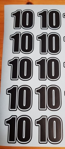 Race number vinyl - race,