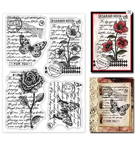 Clear silicone stamp set - stamp,