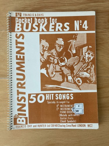 Pocket book for - for, buskers
