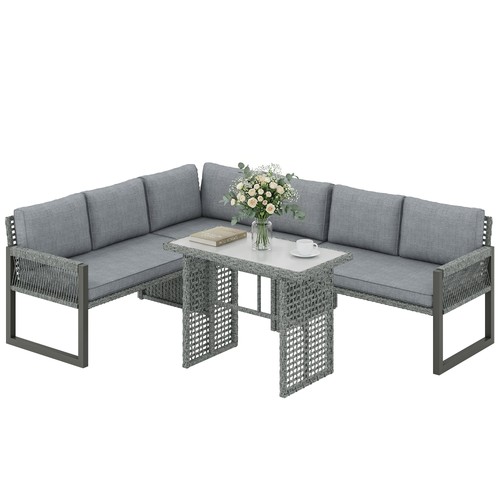 Outsunny piece rattan garden - piece,