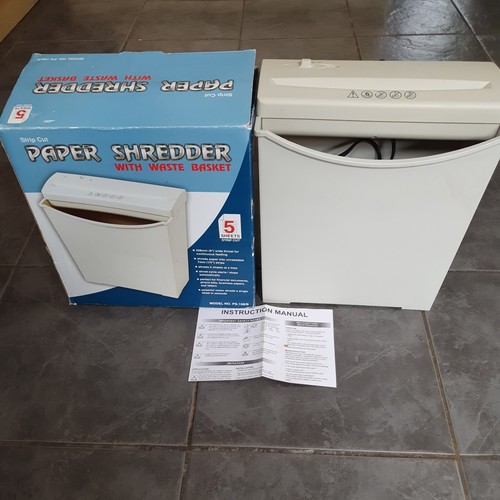 Strip cut paper shredder - cut,