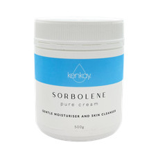 Kenkay Pure Sorbolene Cream 500g Jar Gentle Moisturiser Fragrance & Paraben Free