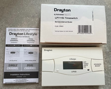 Drayton Lifestyle LP111Si Electronic Timeswitch Service Interval Model 25493 New
