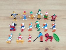 Vintage 1980s Kinder Surprise Egg Disney Collectible Toy Bundle - Mickey Donald