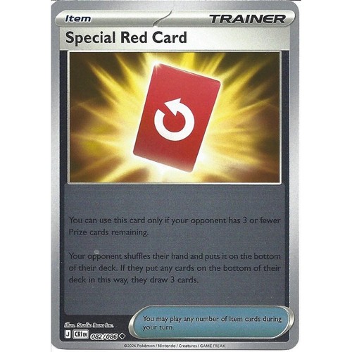 082 086 special red card - 082/086,