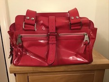 Mulberry Mabel Bag - Bright Pink Patent Leather - Large Tote