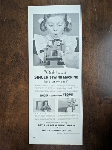 1955 vintage toy singer - ,