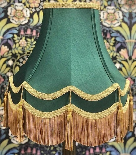 Dark green lampshades - green,